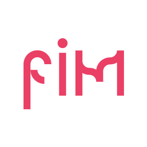 A palavra fim está escrita em rosa sobre fundo branco