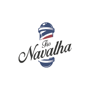 A logo for a barber shop called fio navalha