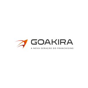 A logo for goakira a nova geracao do franchising