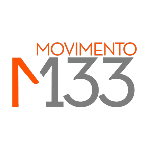 Um logotipo que diz movimento m33 nele