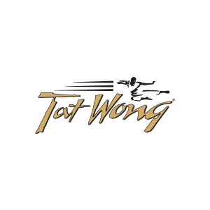 Um logotipo da tat wong é mostrado em um fundo branco.
