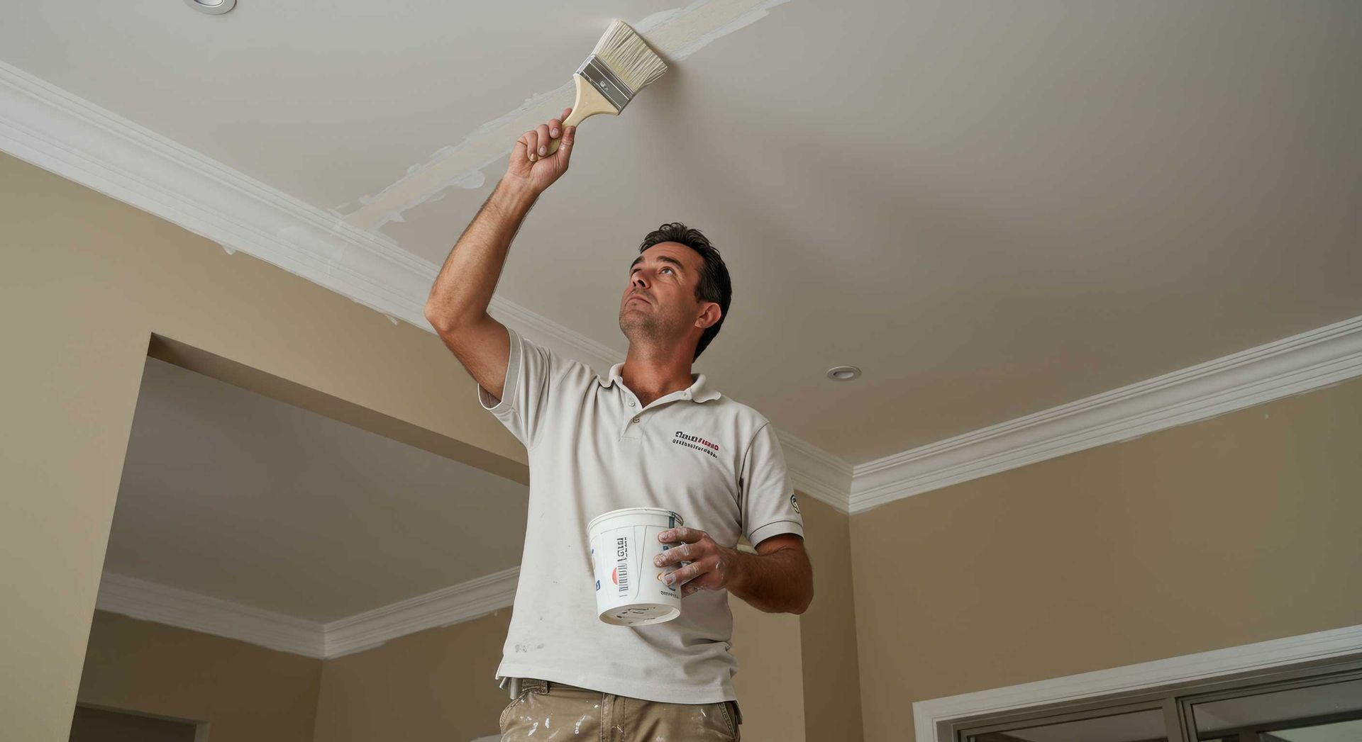 Ceiling Stain Removal and Repainting in Mackay