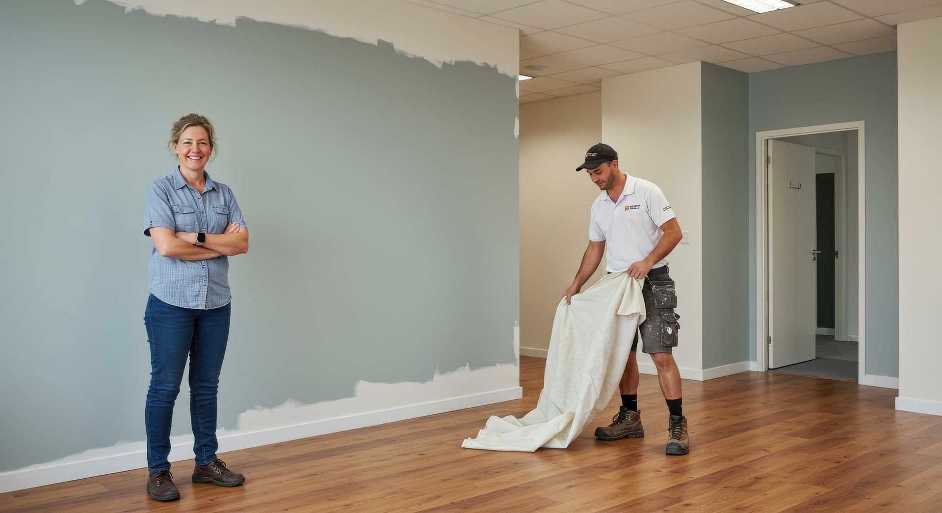 Happy Customer With Commercial Painting Results In Mackay QLD Australia