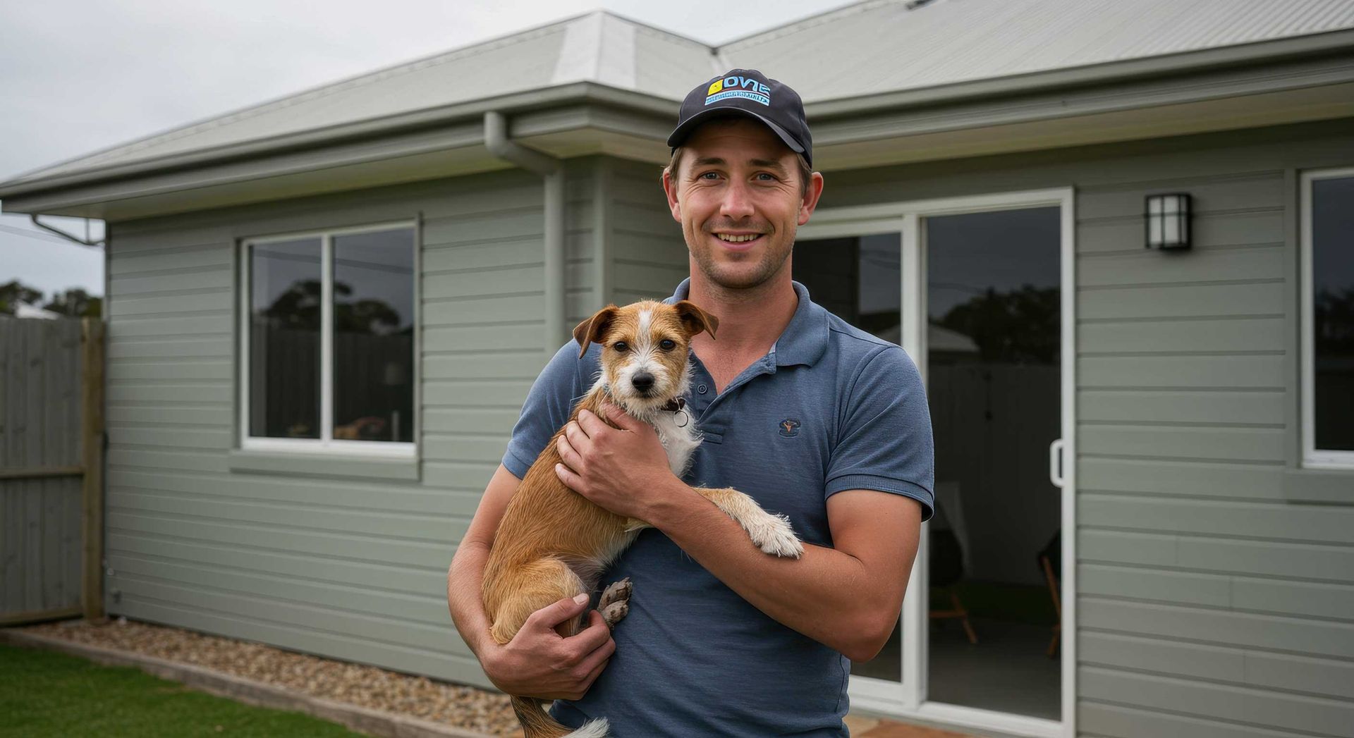 Joyful Homeowner With Mackay Painter In Rural View QLD Australia