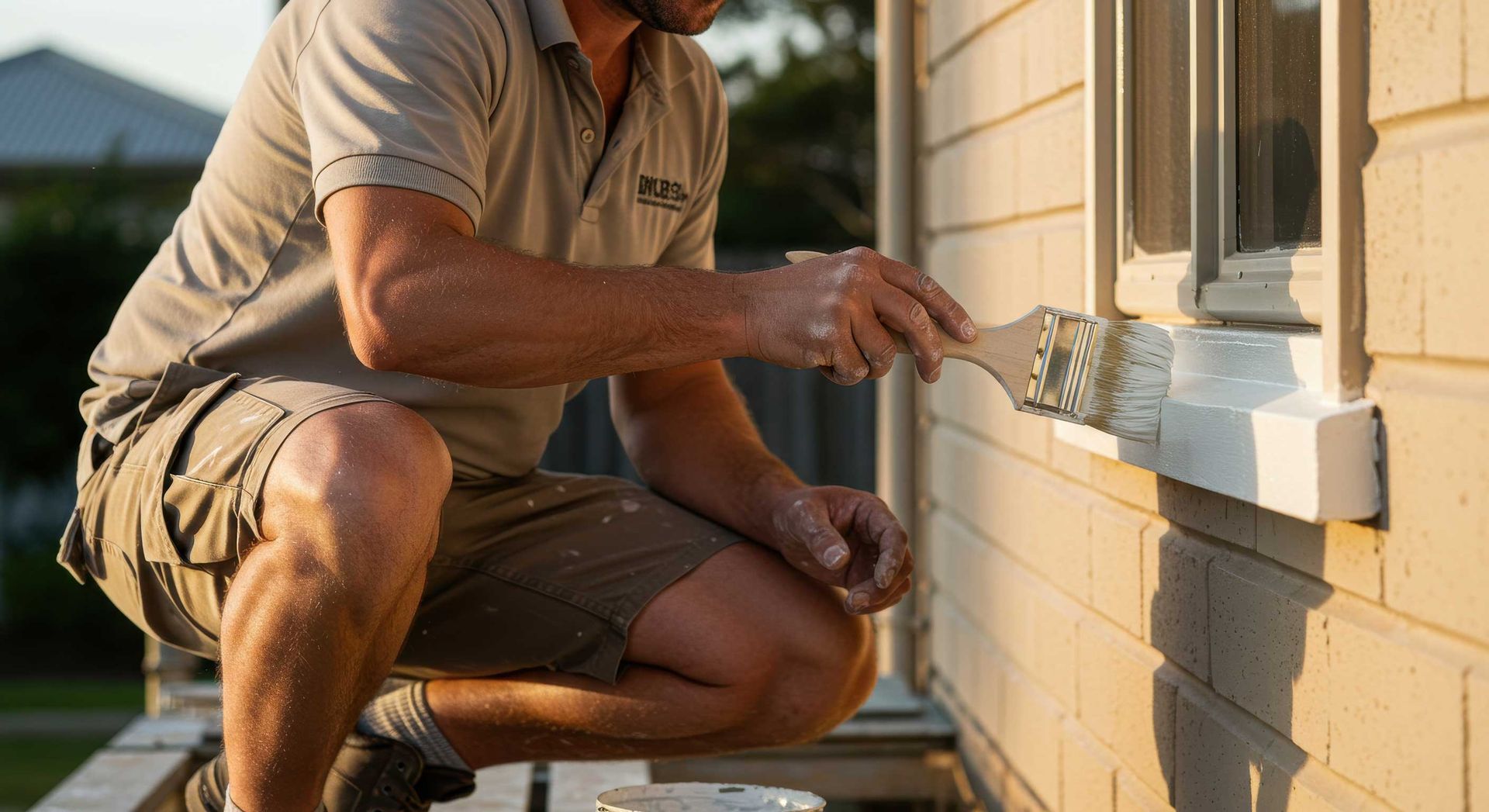 Smooth Rendered Wall Paint Finish Mackay