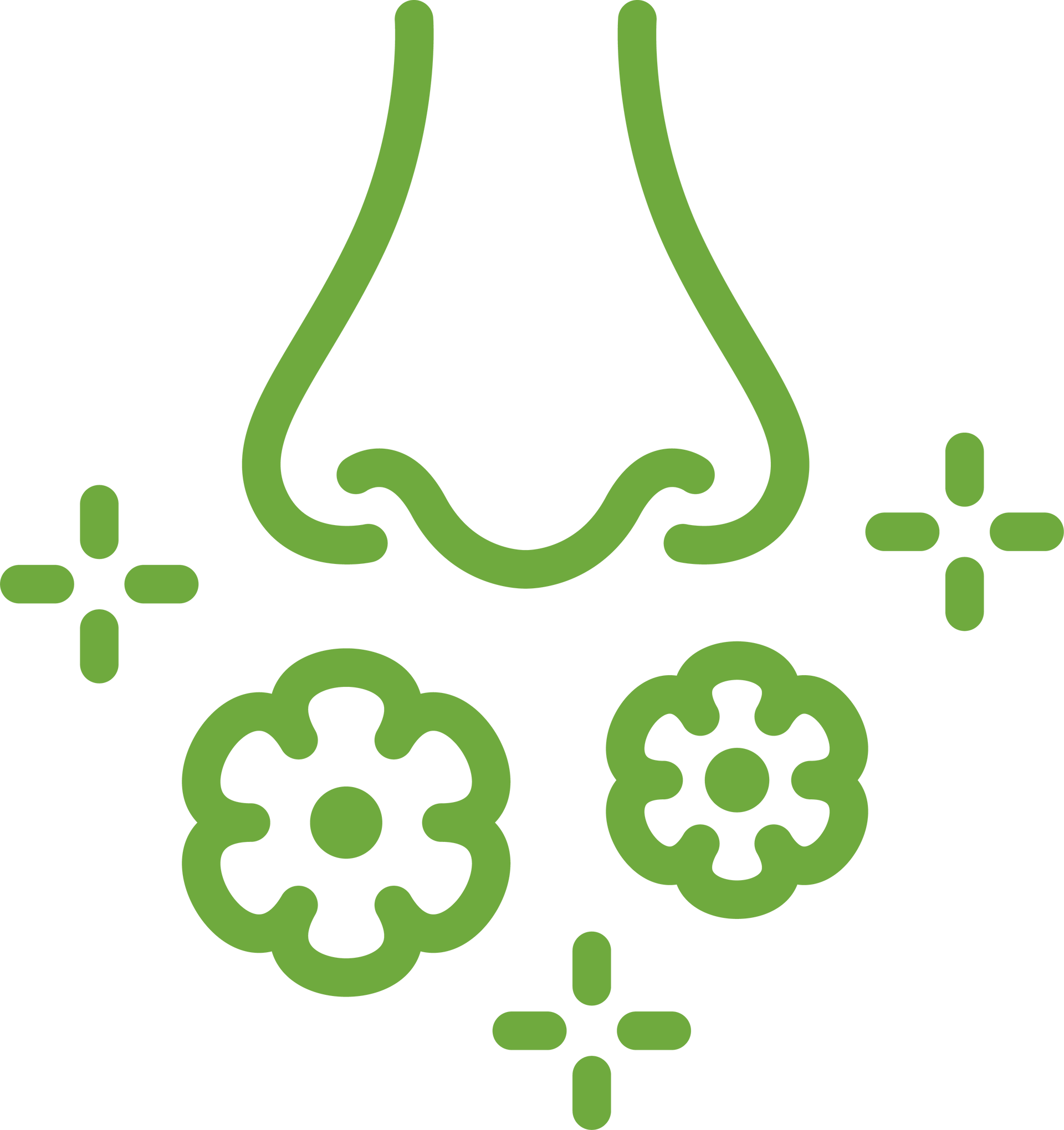 A green pet friendly logo with a paw print in the center.