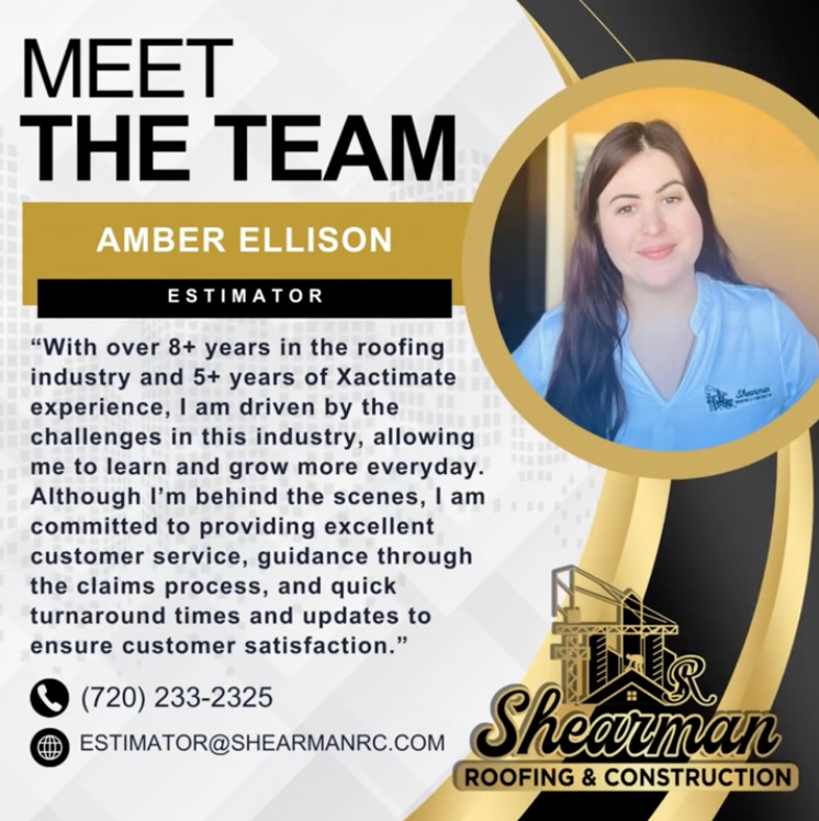 An advertisement for the shearman roofing and construction company