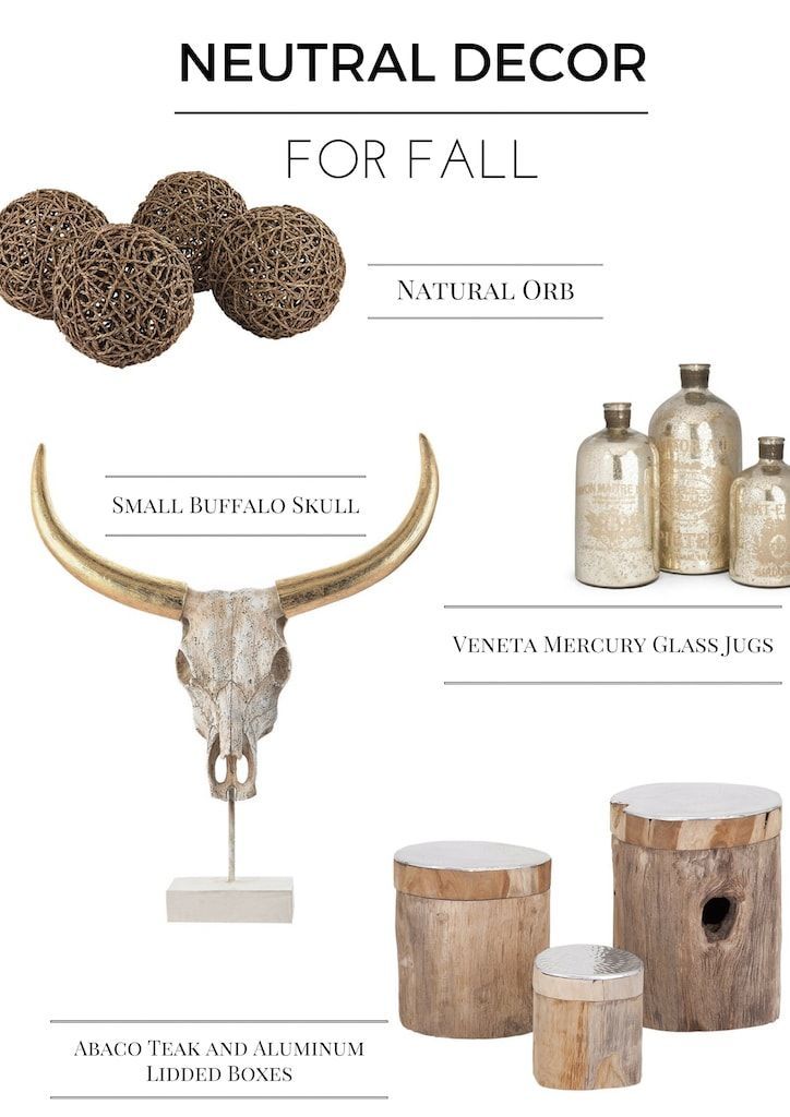 Fall Decor: Neutral