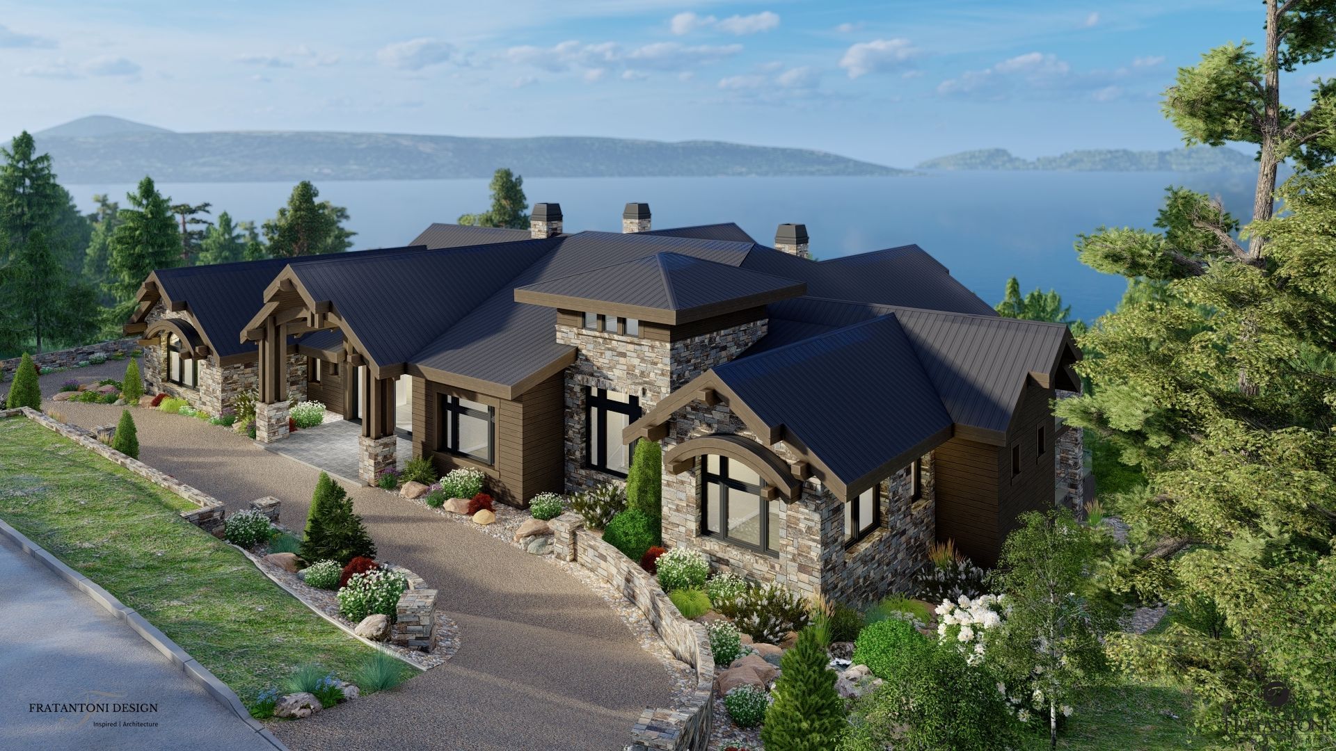 Coeur d'Alene Exterior design Portfolio