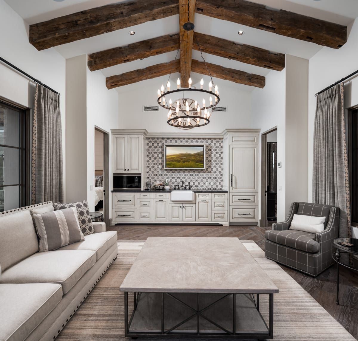 Our Take On Exposed Beams - Fratantoni Interior Designers