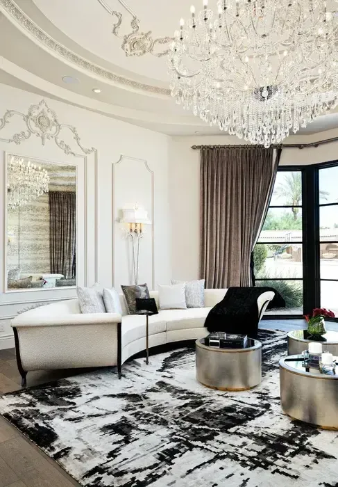 Decorative Wall Art Paired With Starburst Mirrors