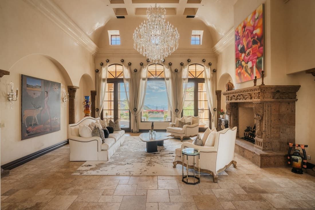 Luxury Interior With Layered Textures