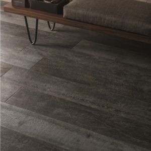 wood-look tile flooring