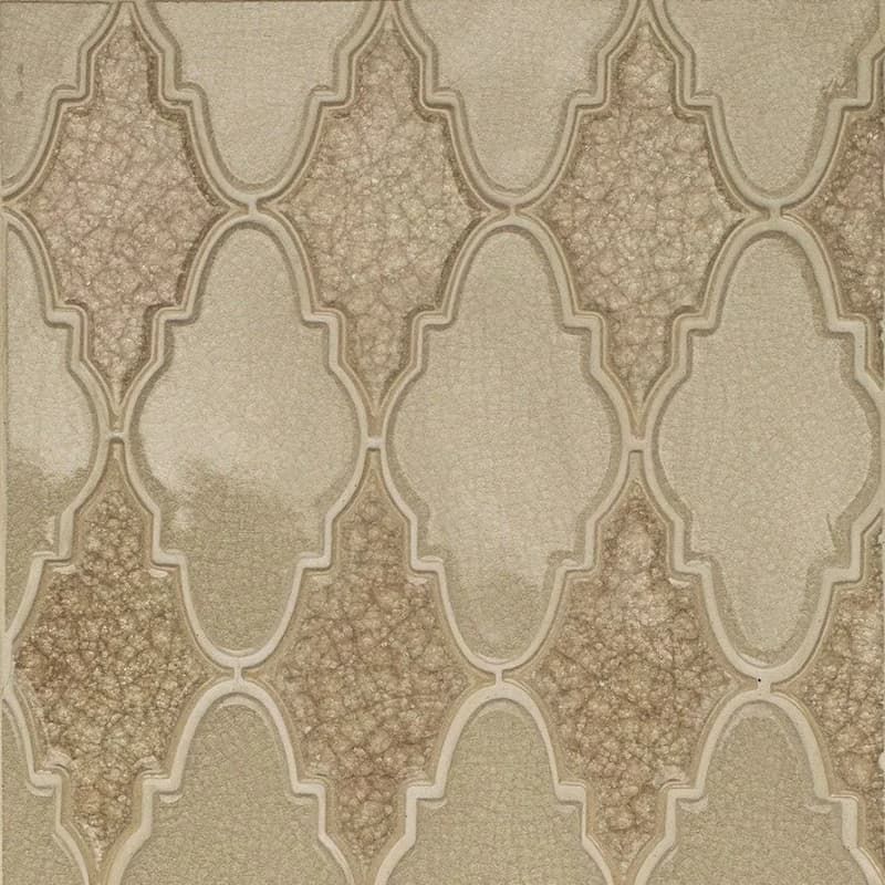 Roman Valor Hazelnut Cream glass tile
