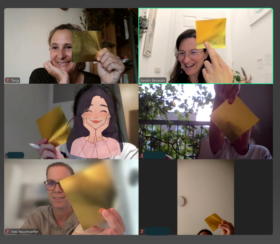 Lampe mit spiral-LED Licht