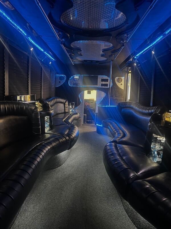 party bus rental with a stripper pole