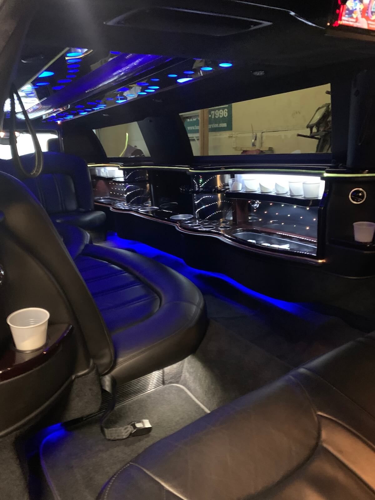 black stretch limo