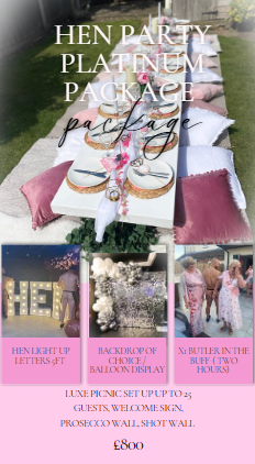 hen party package essex