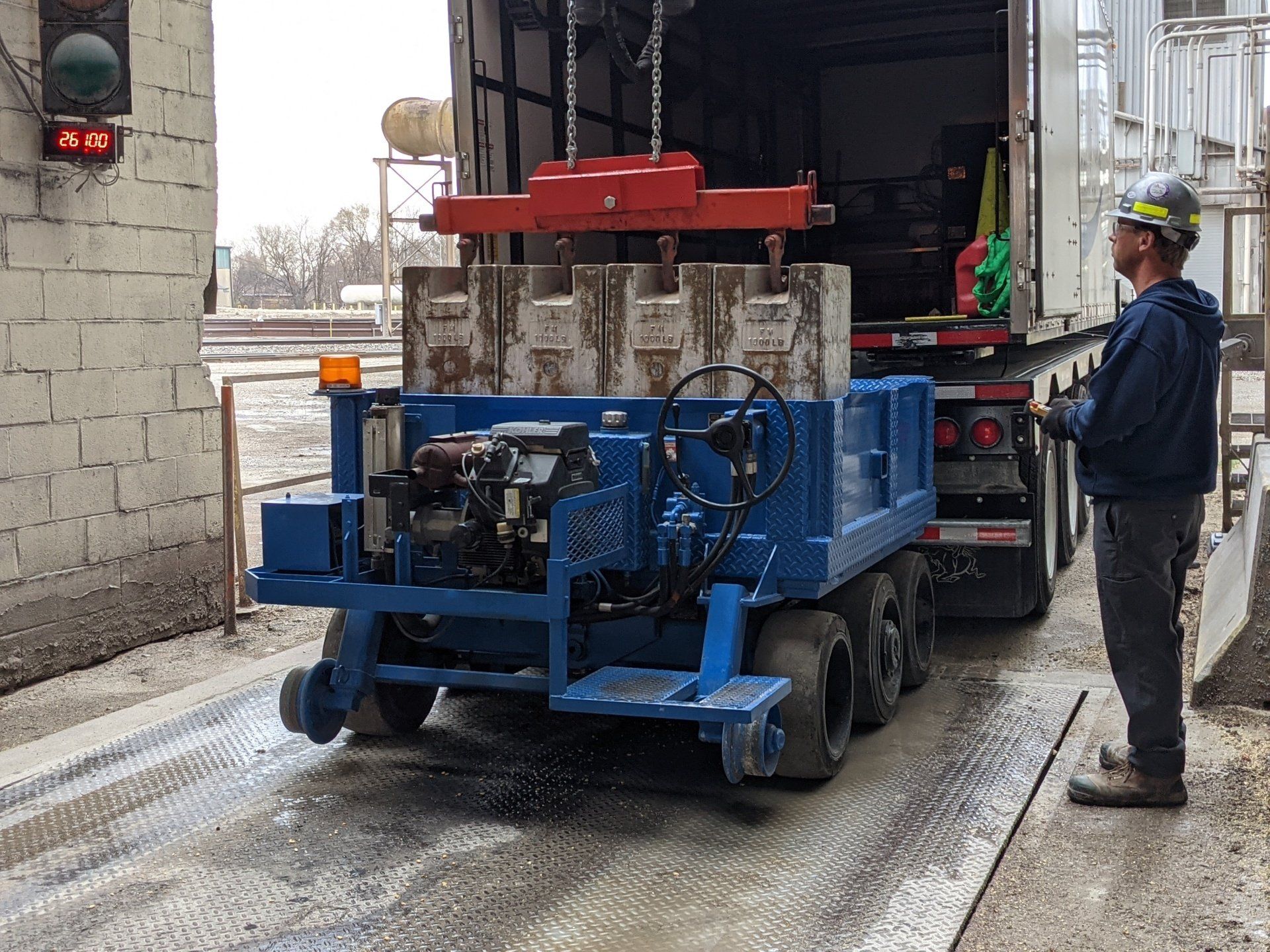Loaded Truck After Scaling — Tilton, IL — Central Illinois Scale Co