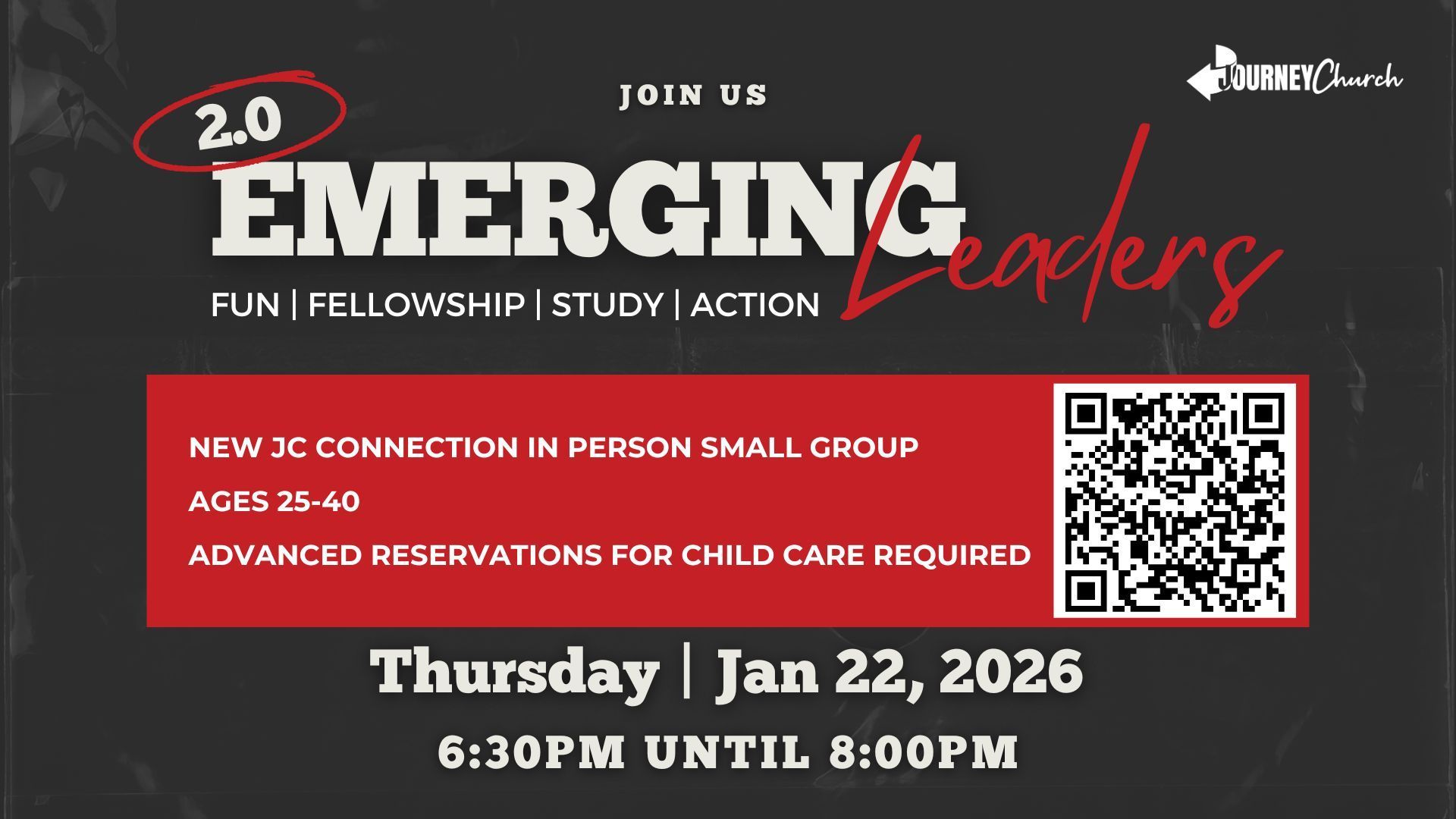 Emerging Leader -age 25-40 Join us