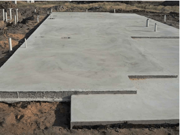 commercial concrete slab