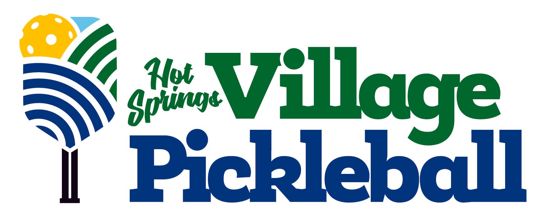 HSV Pickleball Logo Horizontal