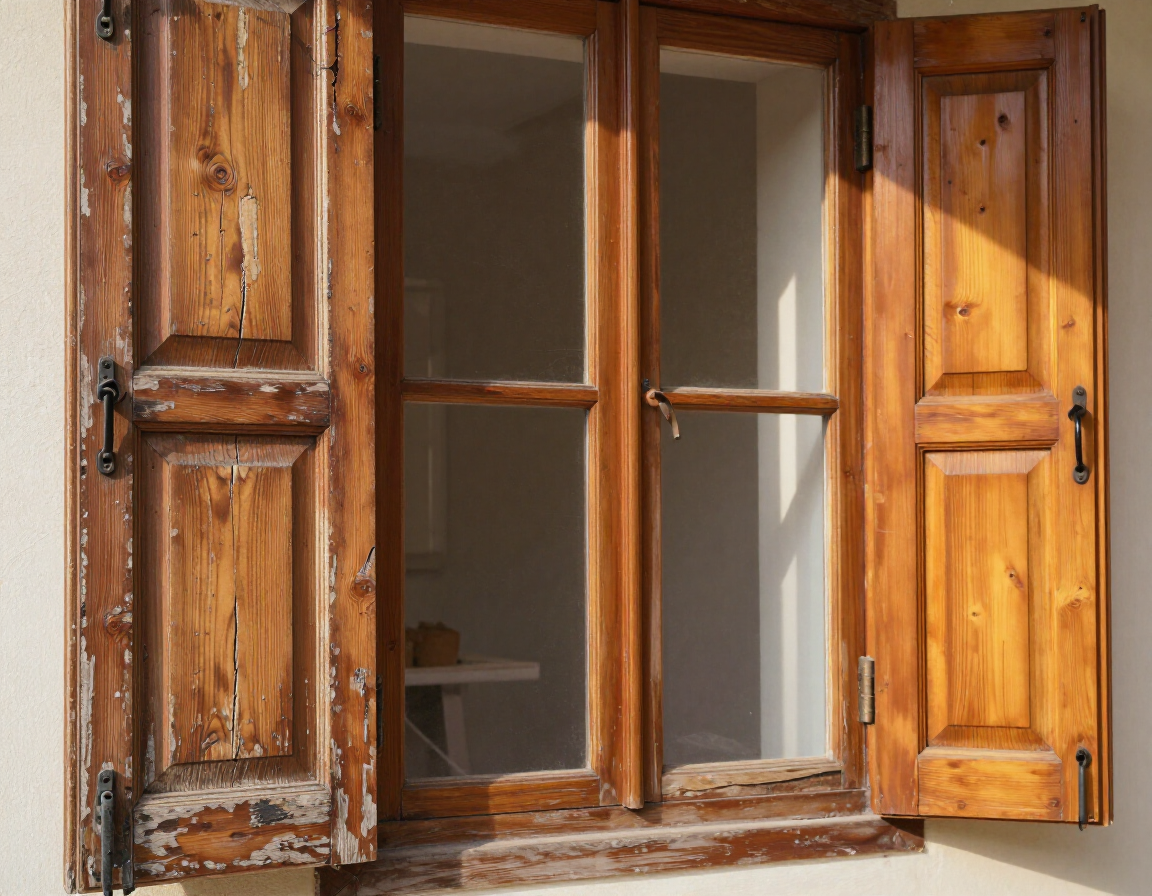 Restauro artigianale di infissi e persiane in legno