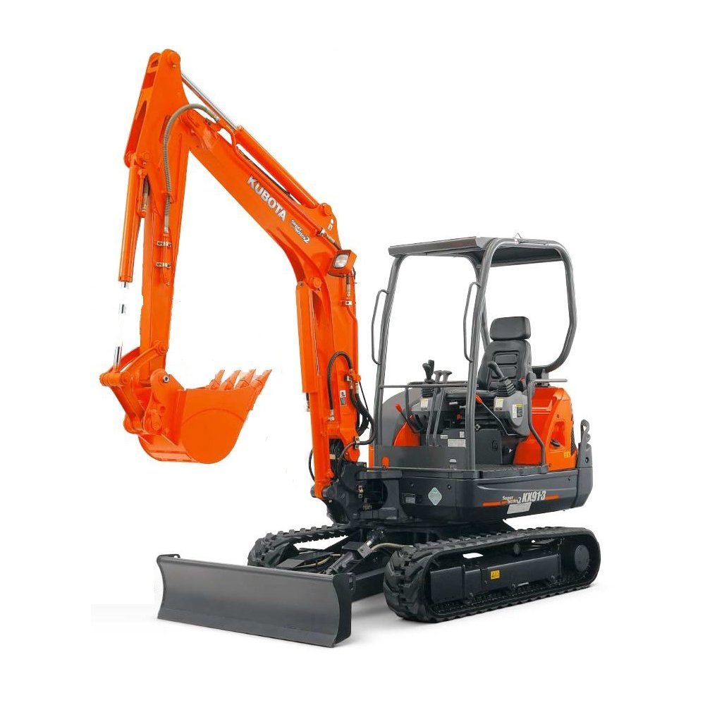 XX913 orange excavator