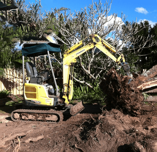 under house excavation