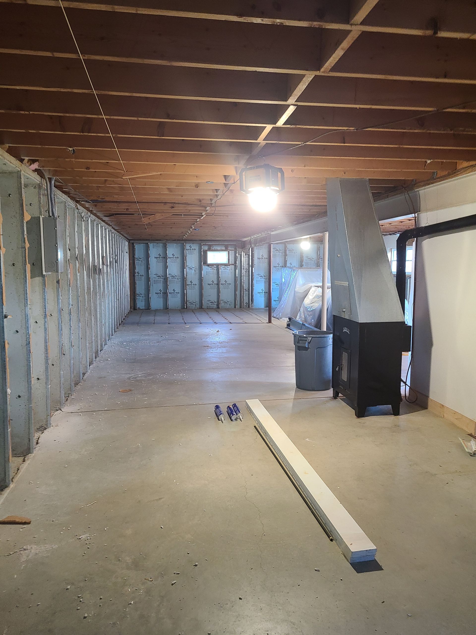 Basement Remodel- Before Photo