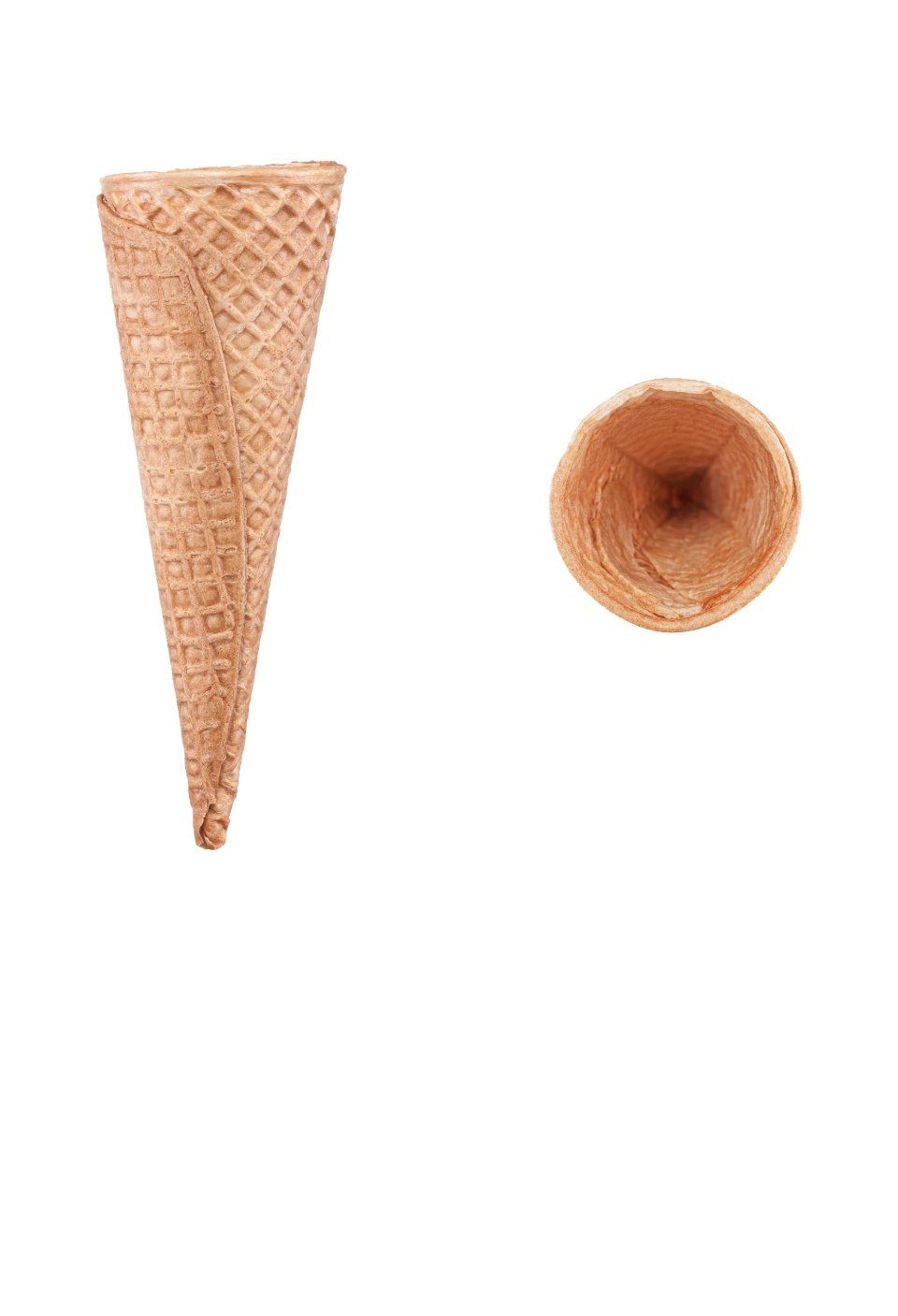 rolled cone