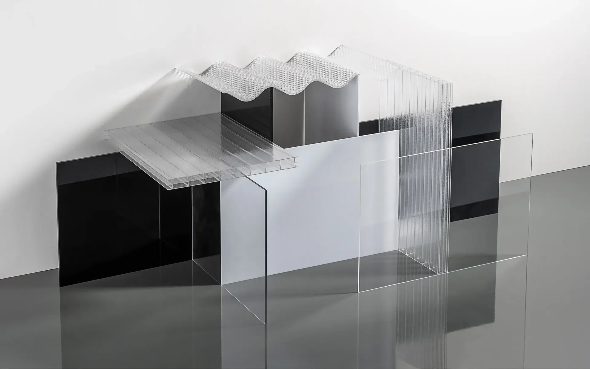 Lastre in plexiglass e lexan (policarbonato) in diversi colori