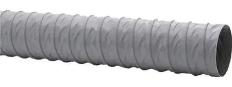 Tubo flessibile Airtherm grigio corrugato per ventilazione e aspirazione aria industriale