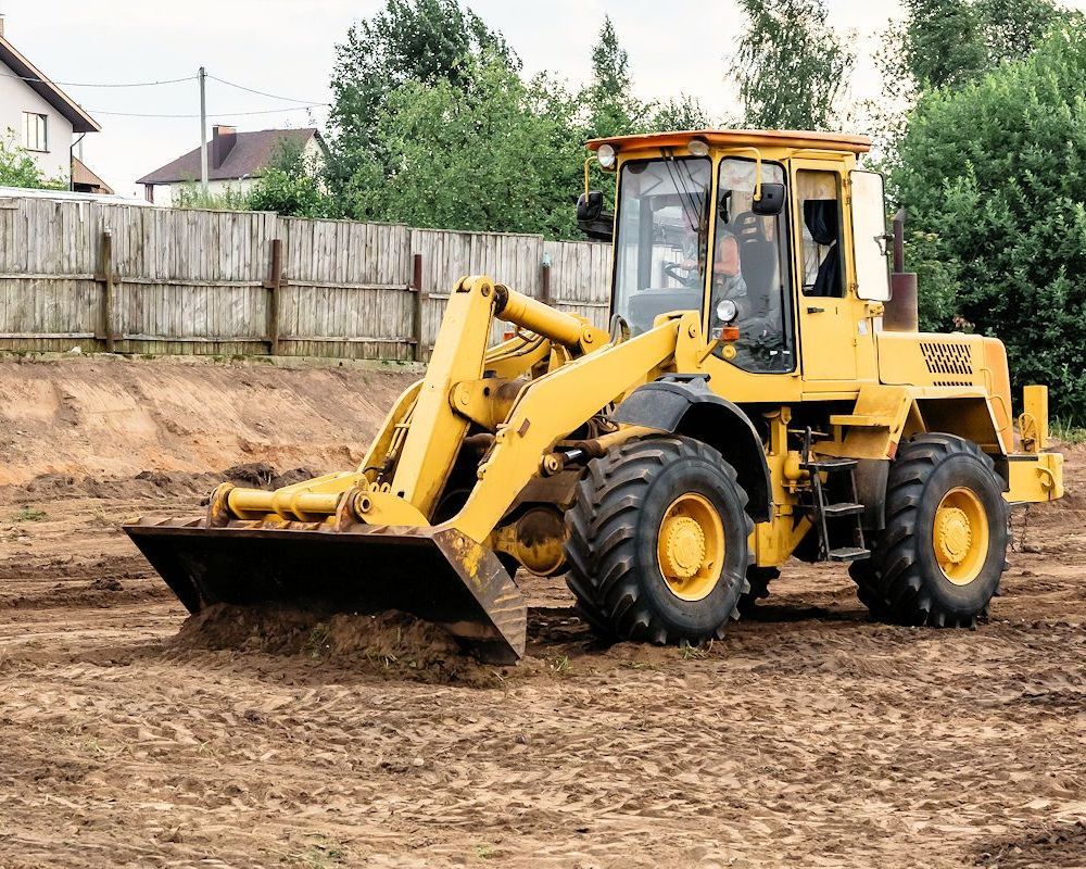 Residential lot grading in Davenport, IA