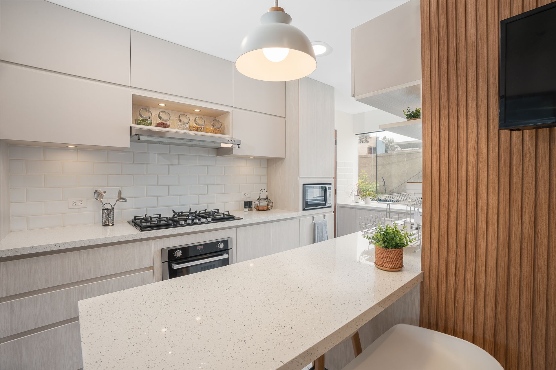 High-angle view of a renovated, fully equipped kitchen | kitchen remodeling | Mullica Hill High-angle view of a renovated, fully equipped kitchen | kitchen remodeling | Mullica Hill