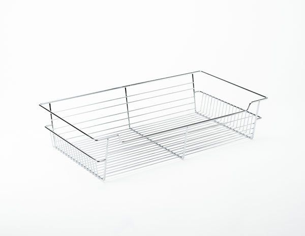 Chrome Color Option for  30x6.25x14 Sliding Basket Organizer