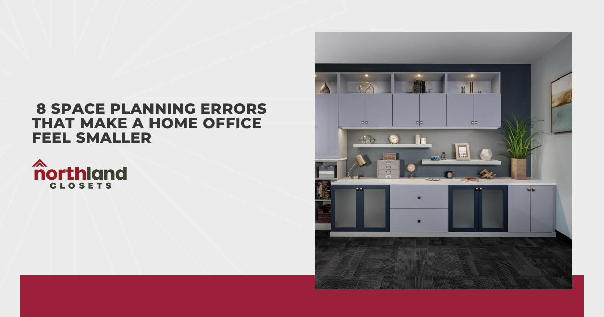 8 Space Planning Errors That Make a Home Office Feel Smaller