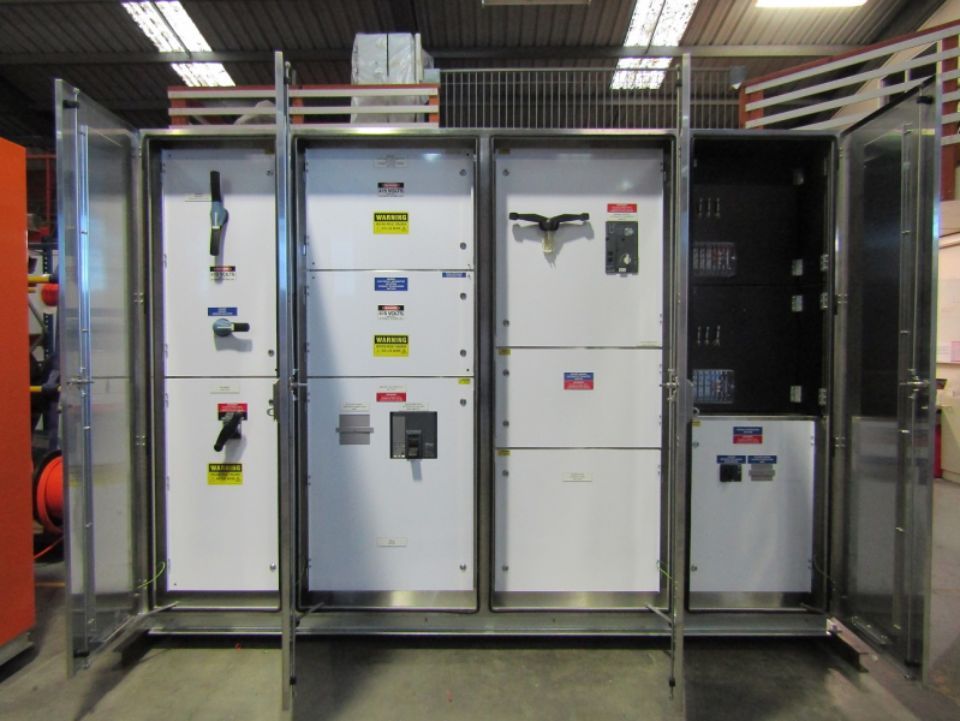 view of installed switch board