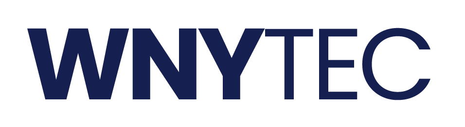 WNY TEC in dark blue font.