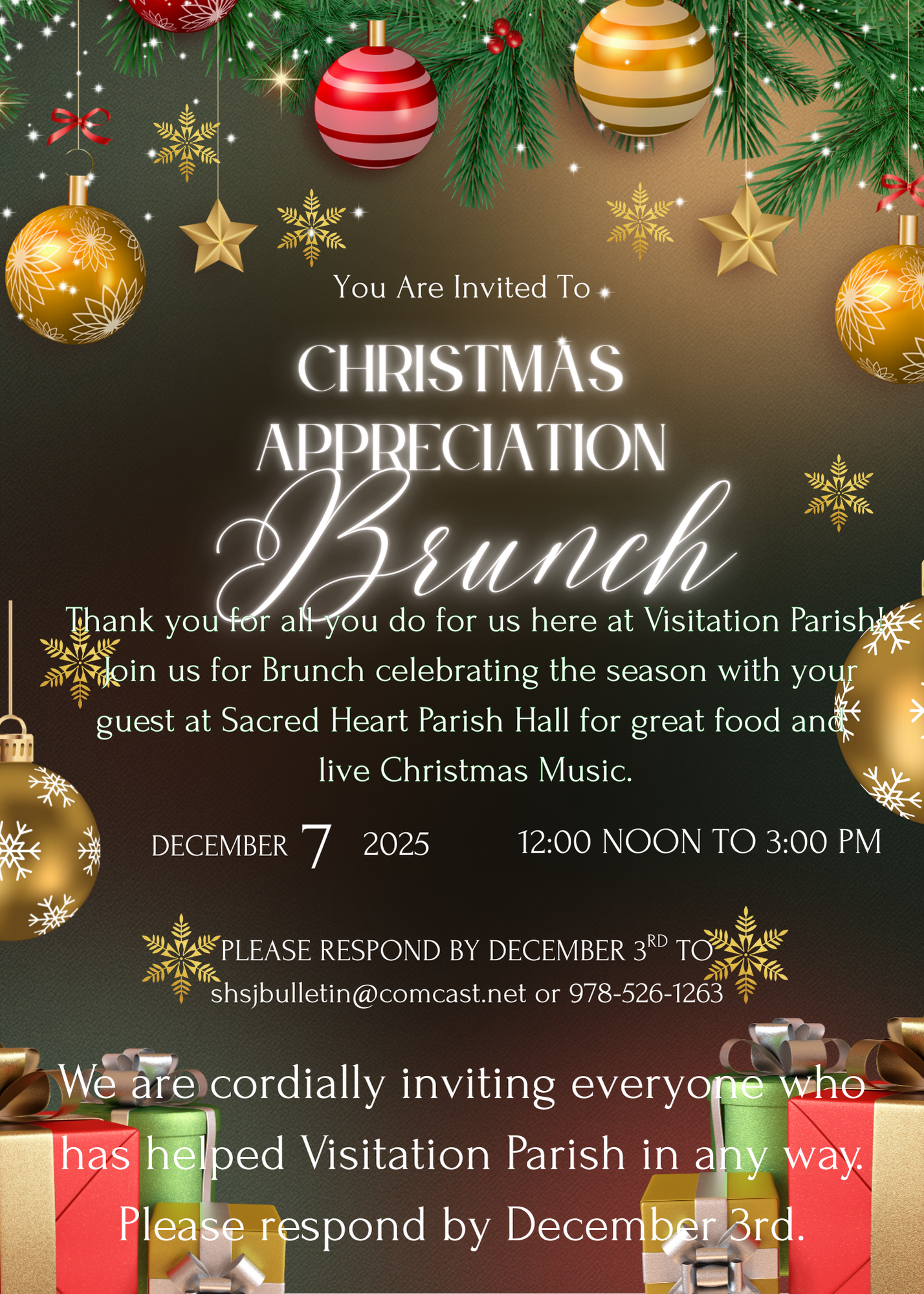 VOLUNTEER APPRECIATION BRUNCH