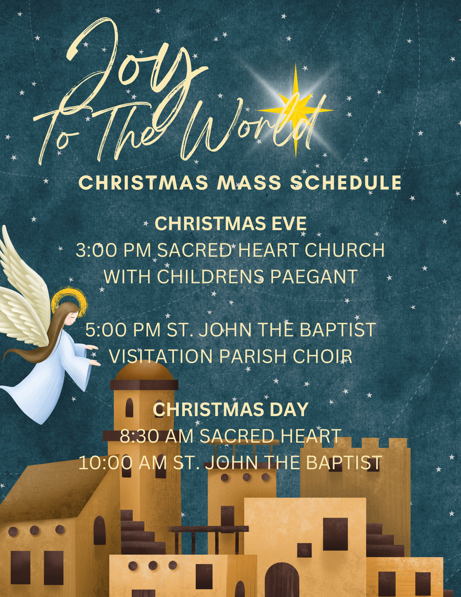 CHRISTMAS MASS TIMES