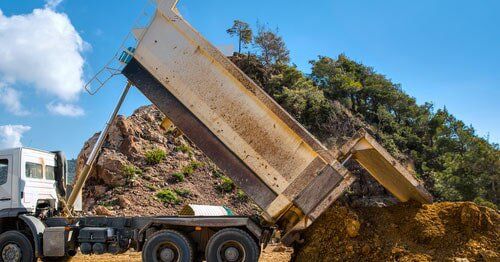 Tip Trucks — Excavation equipment in Yandina, QLD
