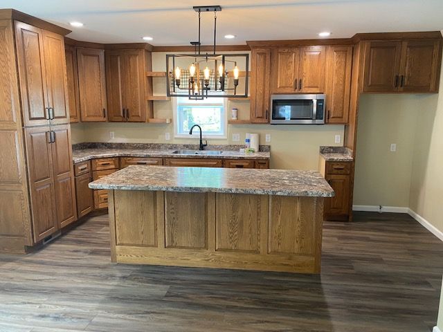 newly remodeled kitchen