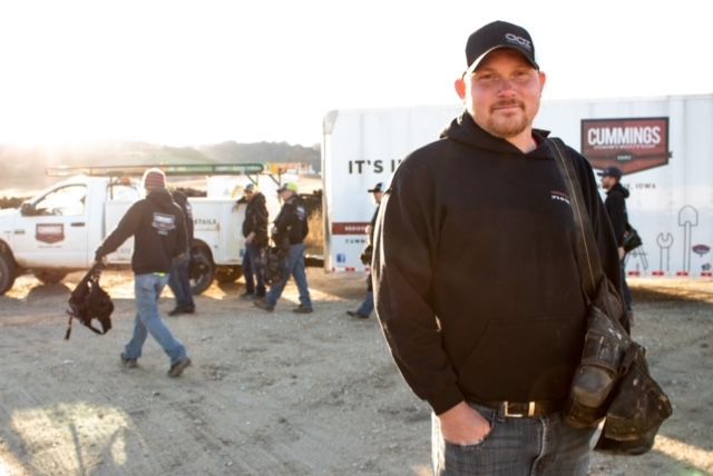 Shawn Owner of Cummings Construction out of Bellevue Iowa