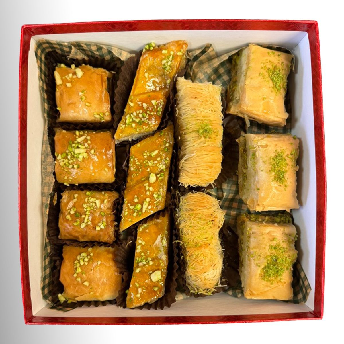 Persian Baklava with rose water and cardamom