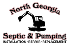 a logo for north georgia septic and pumping installation repair replacement