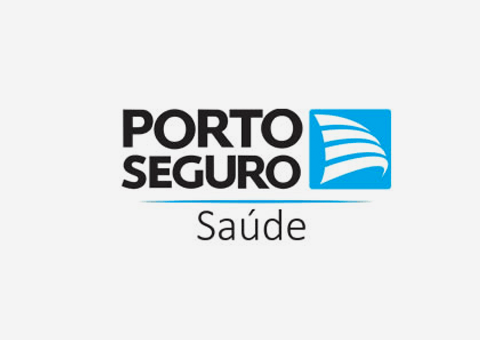 The logo for porto seguro saúde is on a white background.