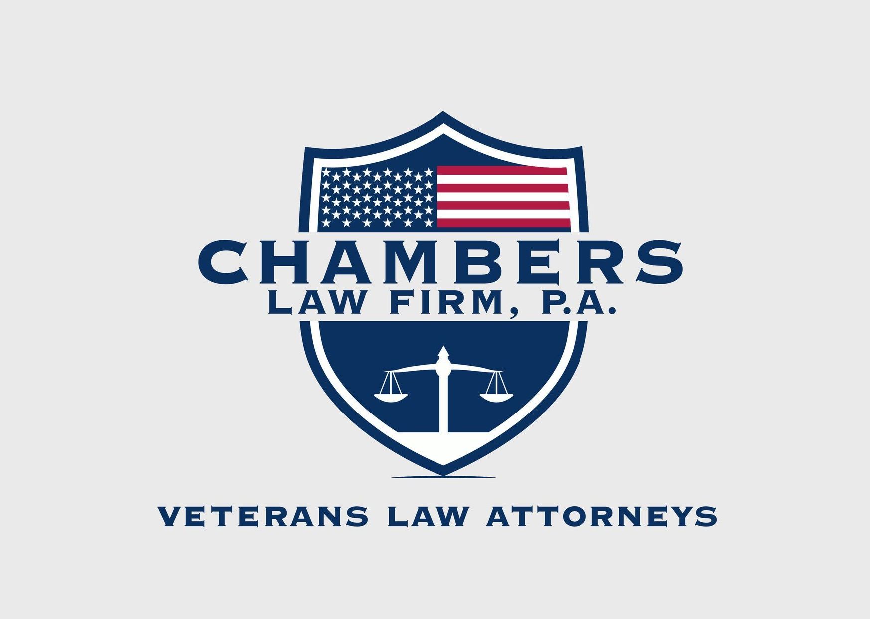 A logo for chambers law firm pa veterans law attorneys