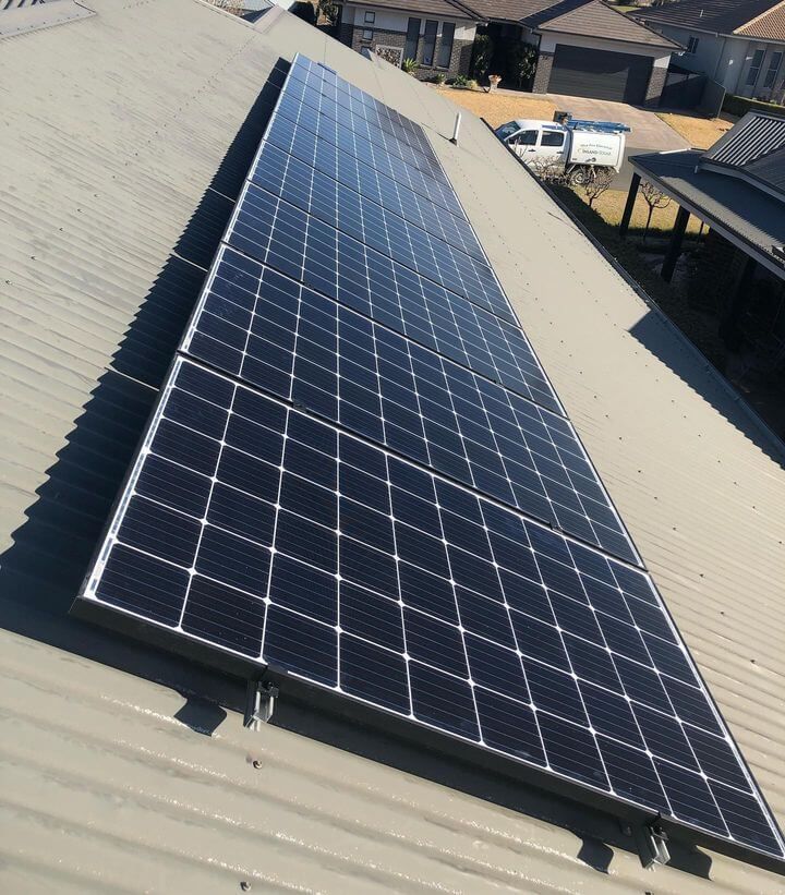 Roof With A Lot Of Solar Panels — Max Fox Electrical in Narrabri, NSW