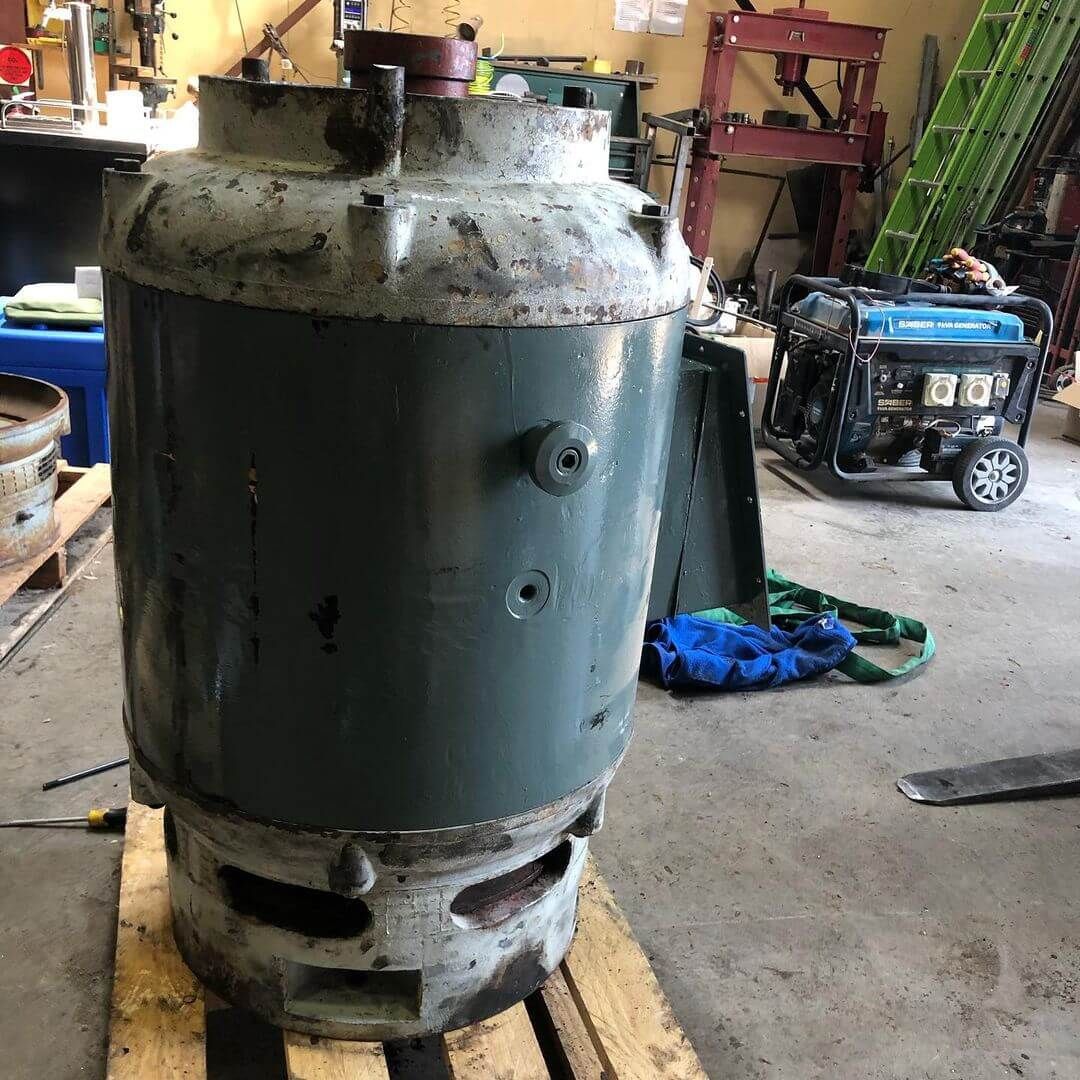 Large Metal Cylinder — Max Fox Electrical in Taminda, NSW